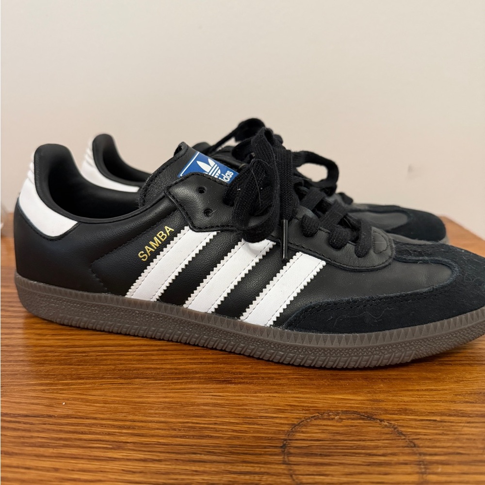 Adidas Samba Black Sneakers with White Stripes